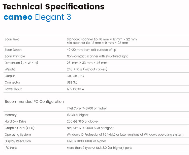 AXL013 Intraoral scanner